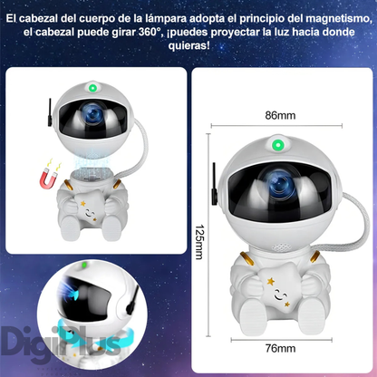 🌙 Astronauta Proyector sentado 🌌¨Convierte tu habitación en galaxia¨🚀